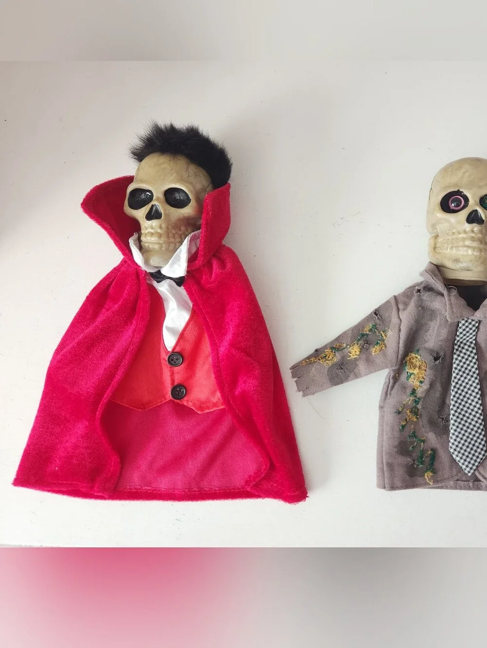 Pier One Halloween Skeleton Vampire Mummy Wine Covers